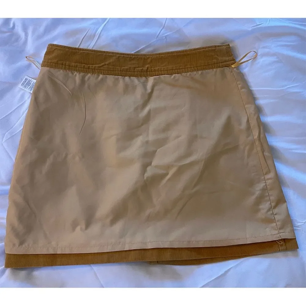 J. Crew Mini Skirt | Goldenrod Corduroy